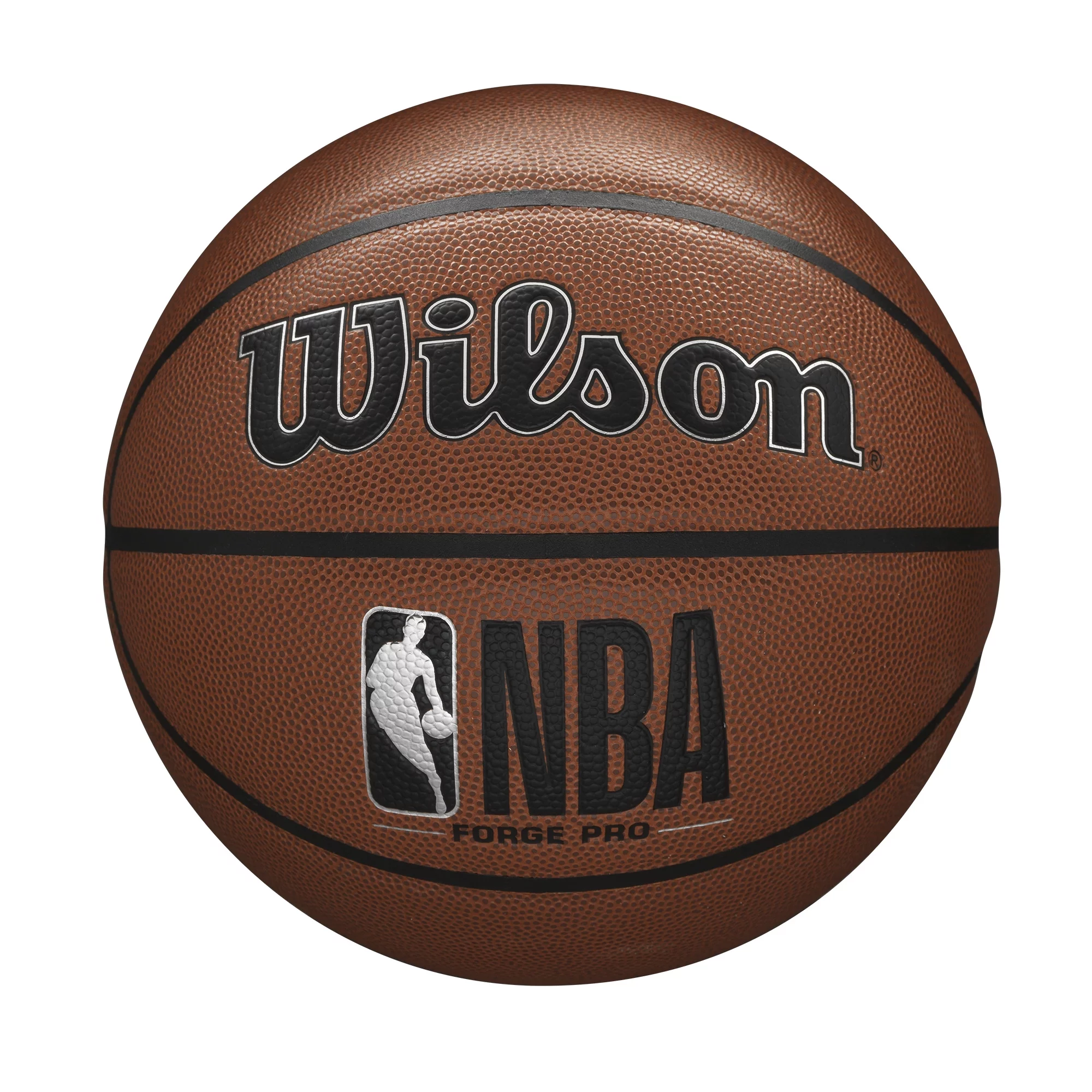 Wilson NBA Forge Pro Indoor/Outdoor Basketball, Brown, 28.5 in.