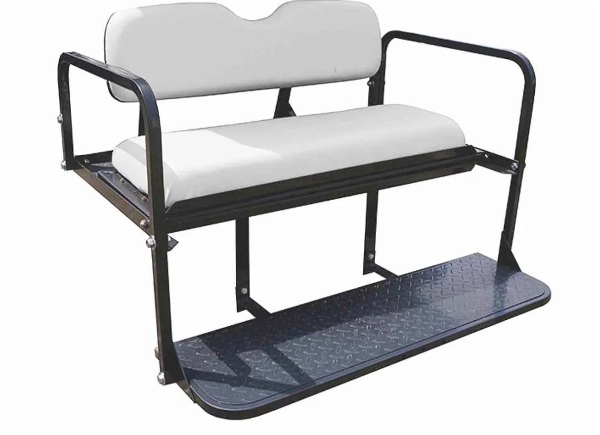 Rear Seat Kit- Oyster for EZGO RXV Golf Carts 2008+