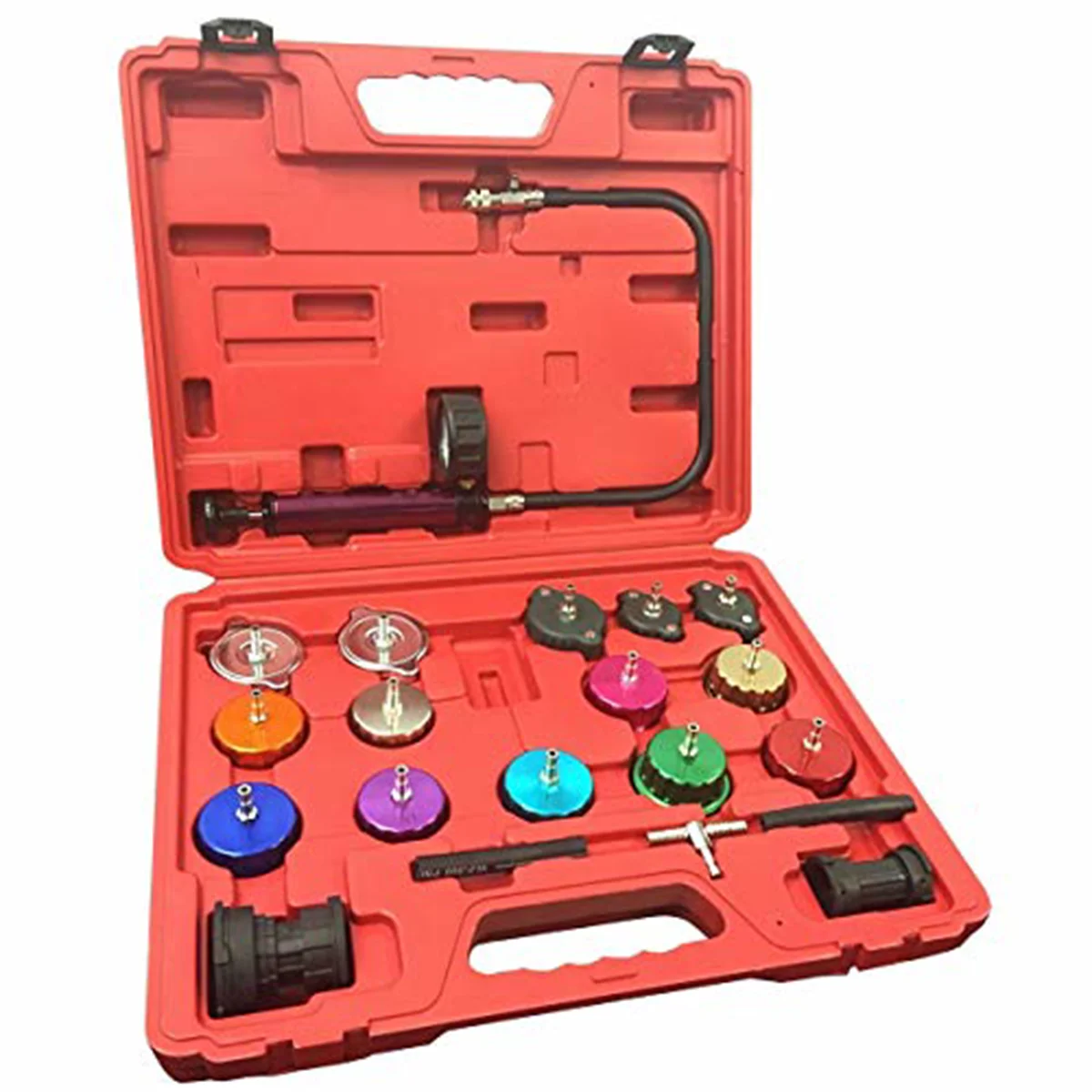 RADIATOR AND CAP PRESSURE TESTER KIT-21PC
