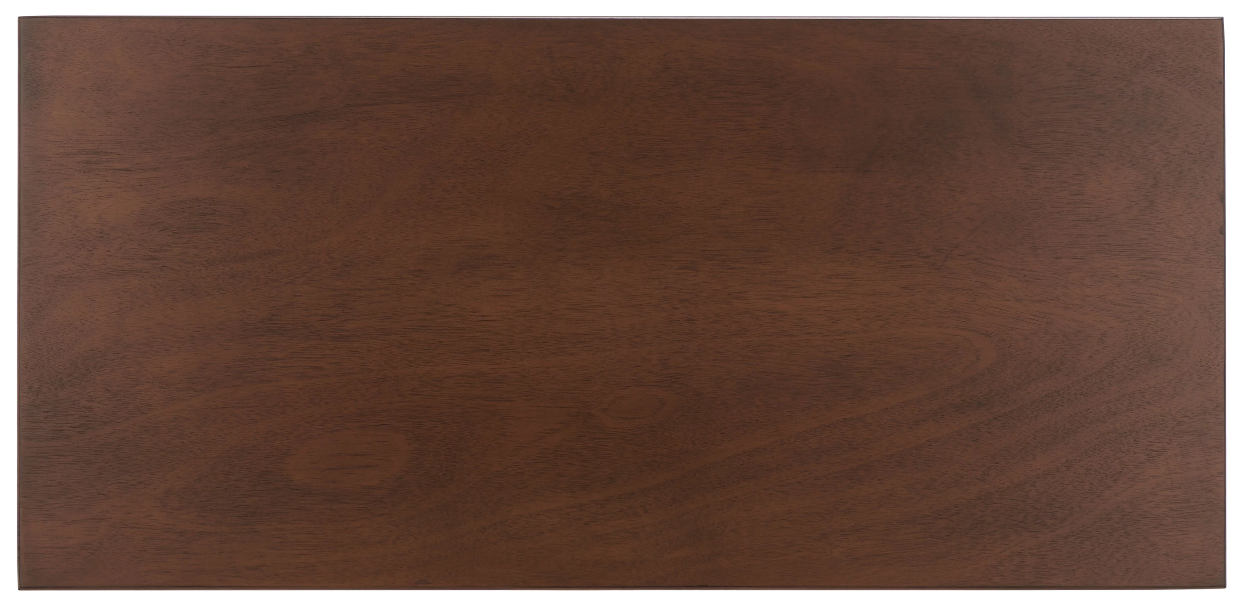 SAFAVIEH Layce Solid Retro 2 Drawer Writing Desk, Brown