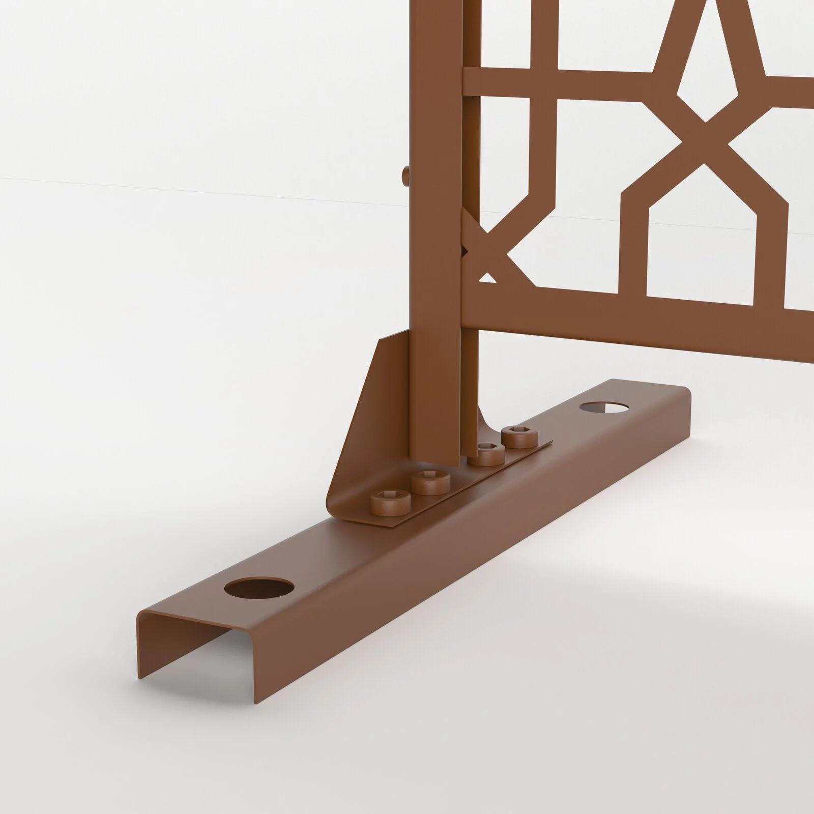 6.5 ft. H x 4 ft. W Laser Cut Metal Privacy Screen