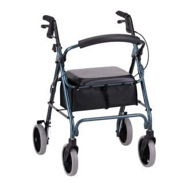 Rollator Nova Zoom 22 Aluminum Rolling Walker Weight Capacity 300 lbs (Green)
