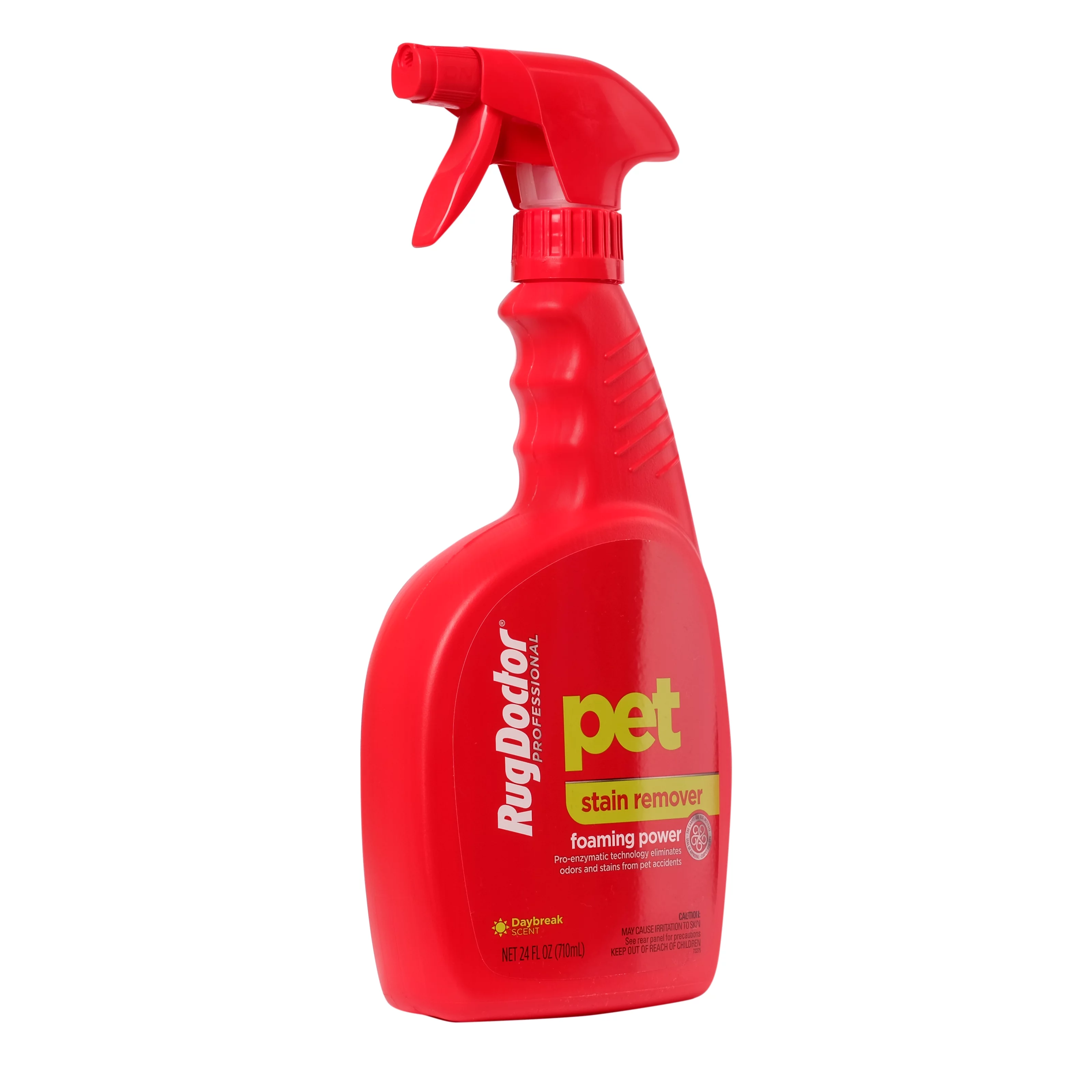 Rug Doctor Pet Stain Remover Spray Permanently Eliminates Odors, Stains, and Lingering Pet Scent Caused by Urine and Other Animal Fluids, Pro Enzymatic Technology Activates via Foaming Power, 24 oz.