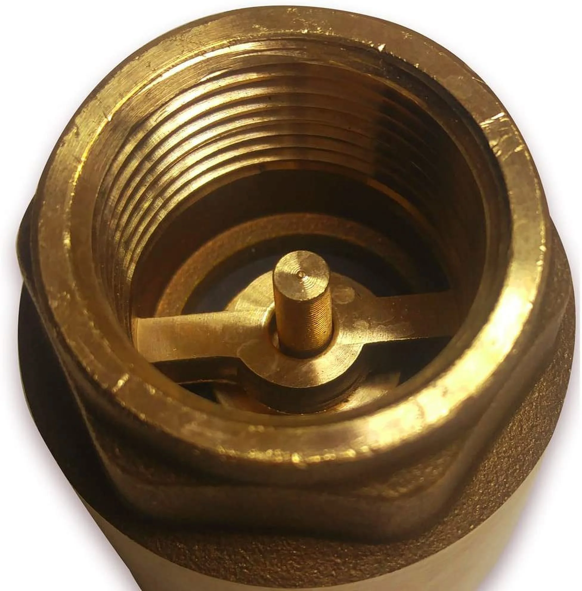 Lead Free Brass Spring Check Valve, IPS Thread (1-1/2