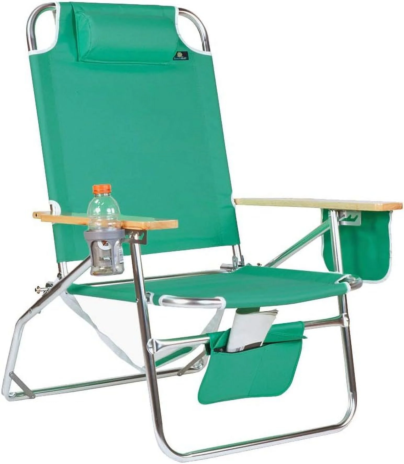Big Jumbo 500 Lbs XL Aluminum Heavy Duty Beach Chair For Big & Tall - 4 Reclining Positions
