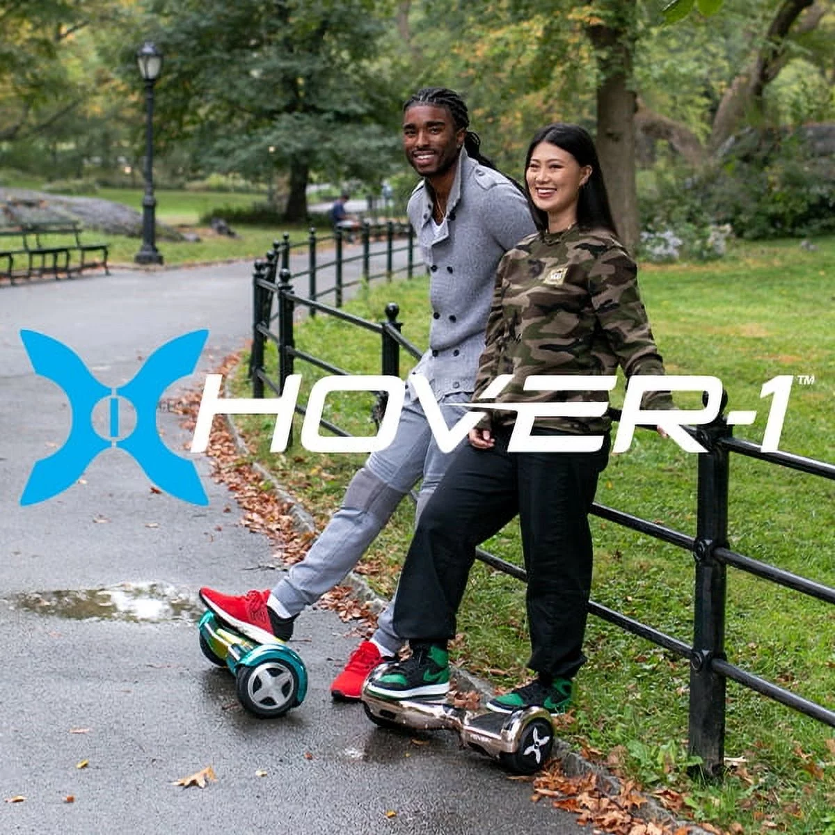 Hover-1 Rocket Hoverboard, Pink Tie Dye, LED Headlights, 7 MPH Max Speed, 160 lbs Max Weight, 3 Miles Max Distance