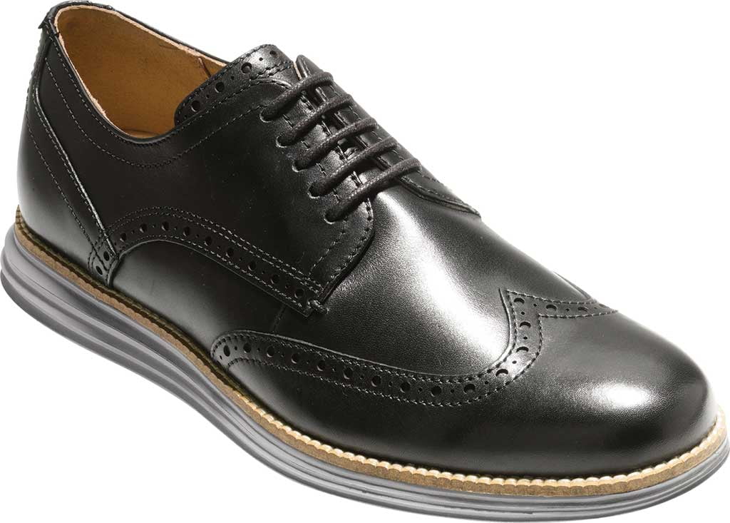 Men's Cole Haan W.Original Grand Wingtip Oxford Black Leather 7.5 M
