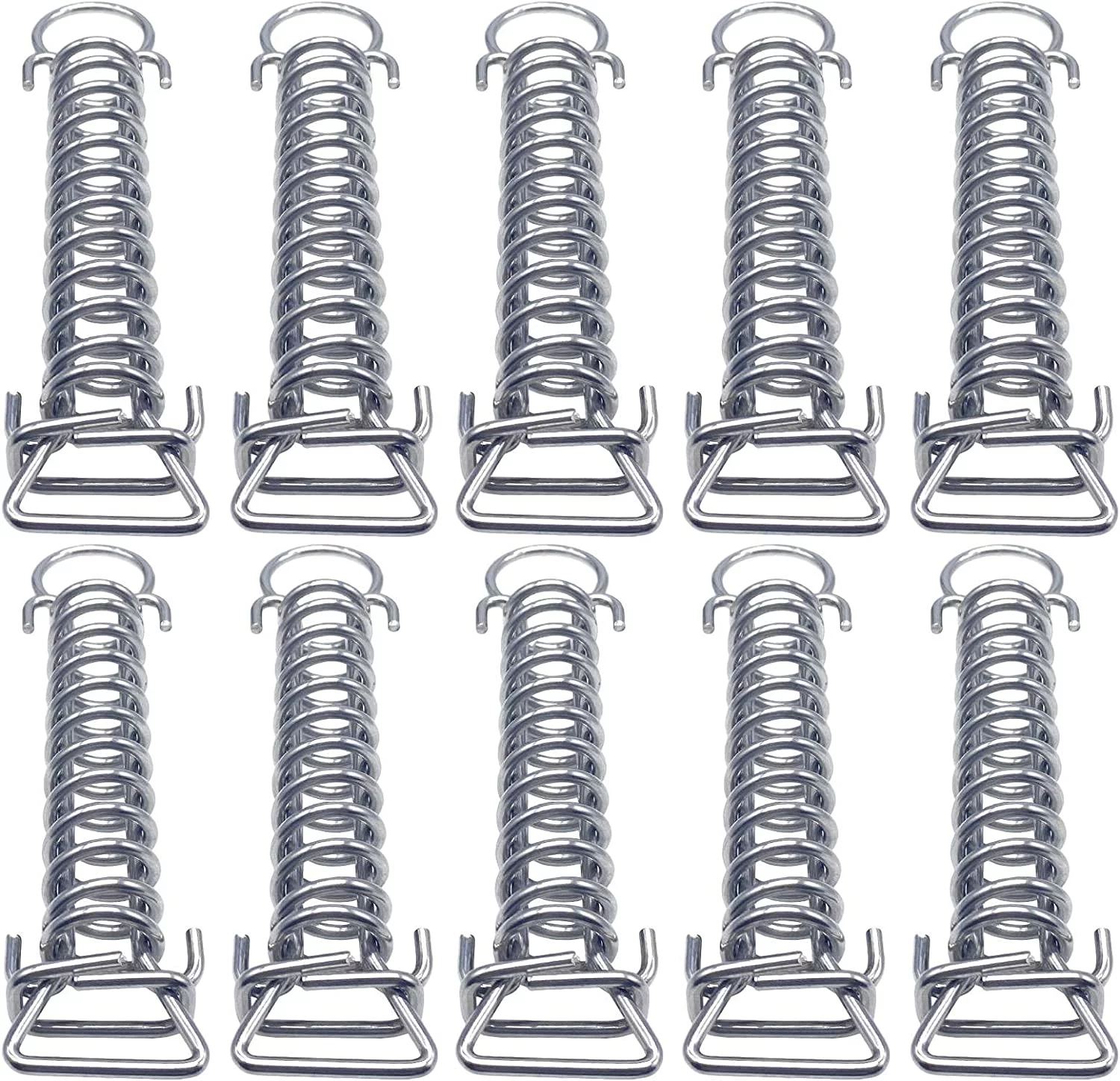 Poolzilla 10 Pack Safety Cover Stainless Steel Springs - Universal Fit - Made Of High Grade SS304