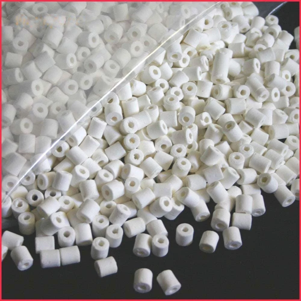 AQUAPAPA 5 LBS Premier Bulk Bio Ceramic Rings Filter Media for Aquarium Koi Fish Pond Reef Filter