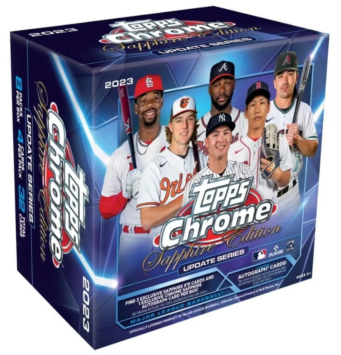 2023 Topps Chrome Update Sapphire Baseball Hobby Box (Find 1 Autograph!)