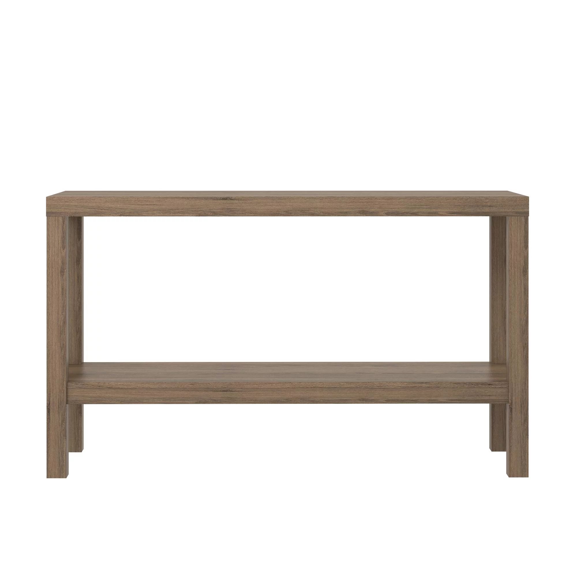 Mainstays Parsons Console Table, Rustic Oak