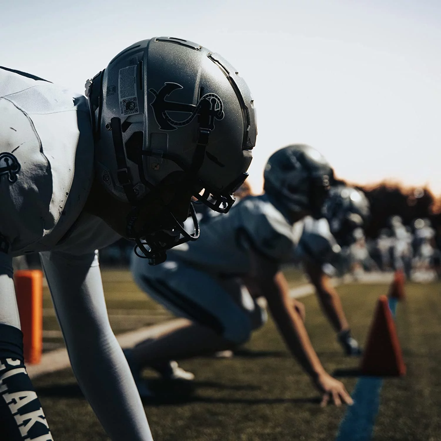 Schutt F7 VTD Adult Football Helmet - Collegiate Package (L, White)