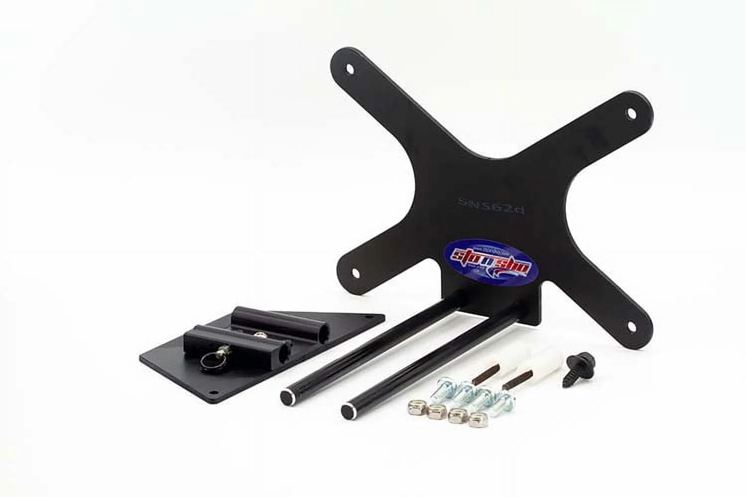 STO N SHO Front License Plate Bracket Compatible with 2016-2017 Ford Mustang California Special (SNS62d)