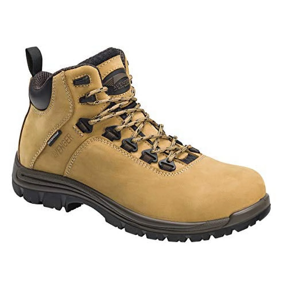 FSI FOOTWEAR SPECIALTIES INTERNATIONAL NAUTILUS Avenger Men's 6-inch Breaker Composite Toe PR Waterproof Work Boots Wheat - A7283