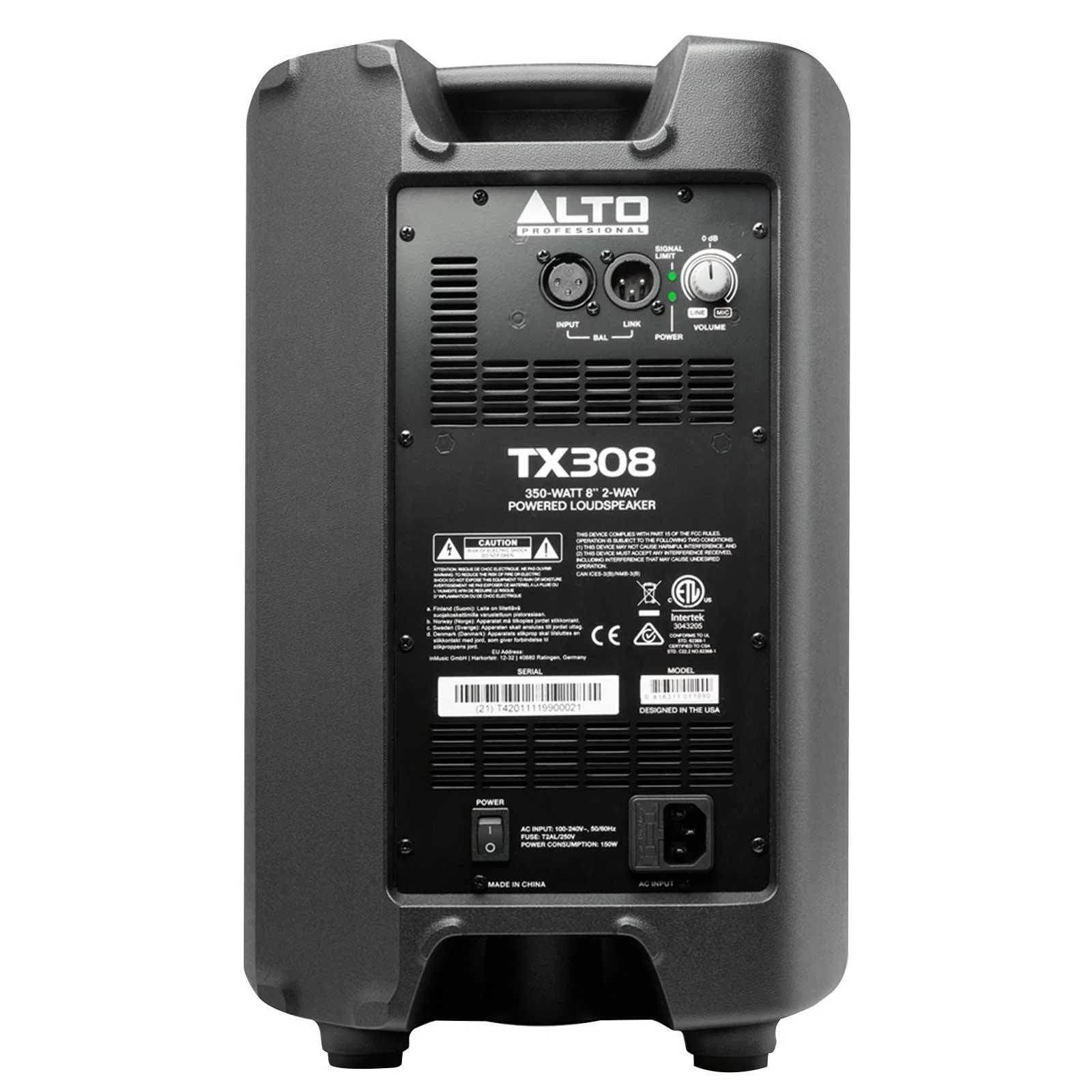 (2) Alto Professional TX308 8