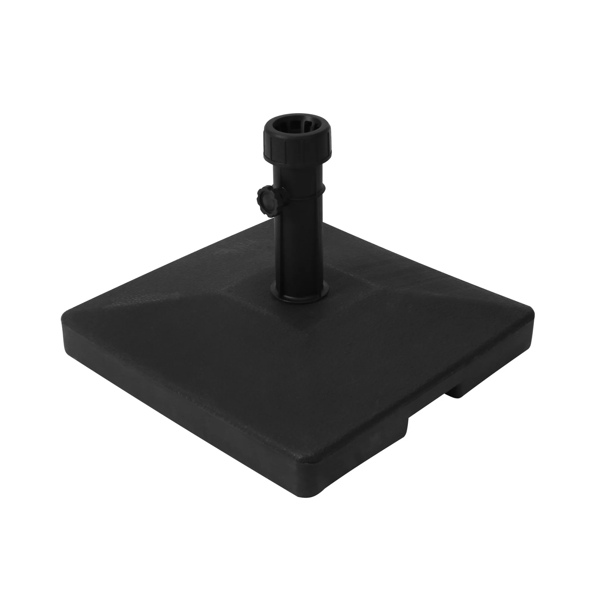 Square Heavy Duty Concrete Patio Umbrella Base, Black