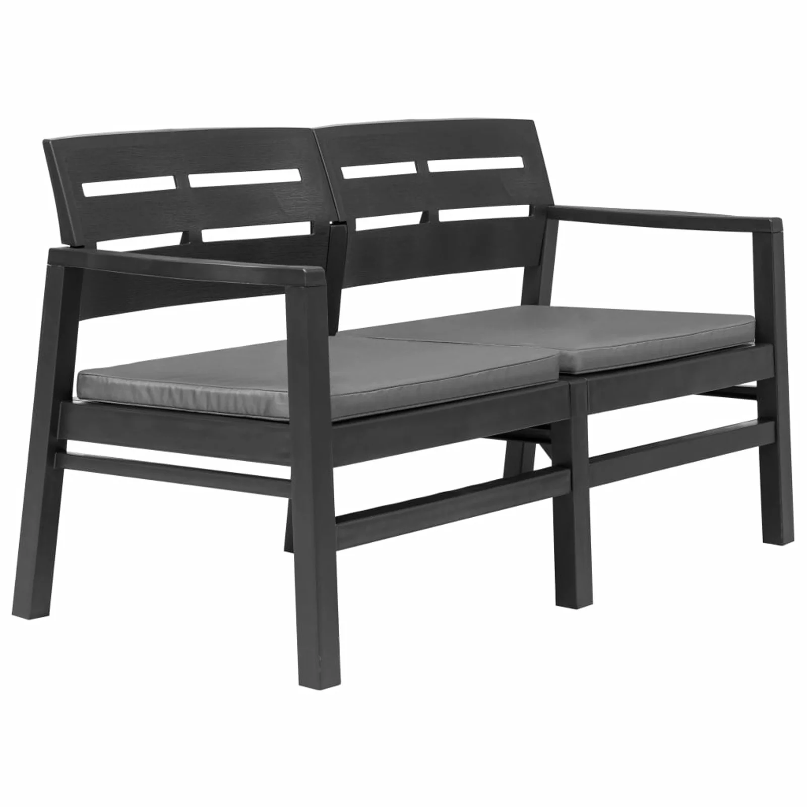 Andoer parcel, Bench Patio Patio Bench With Cushions 52.4
