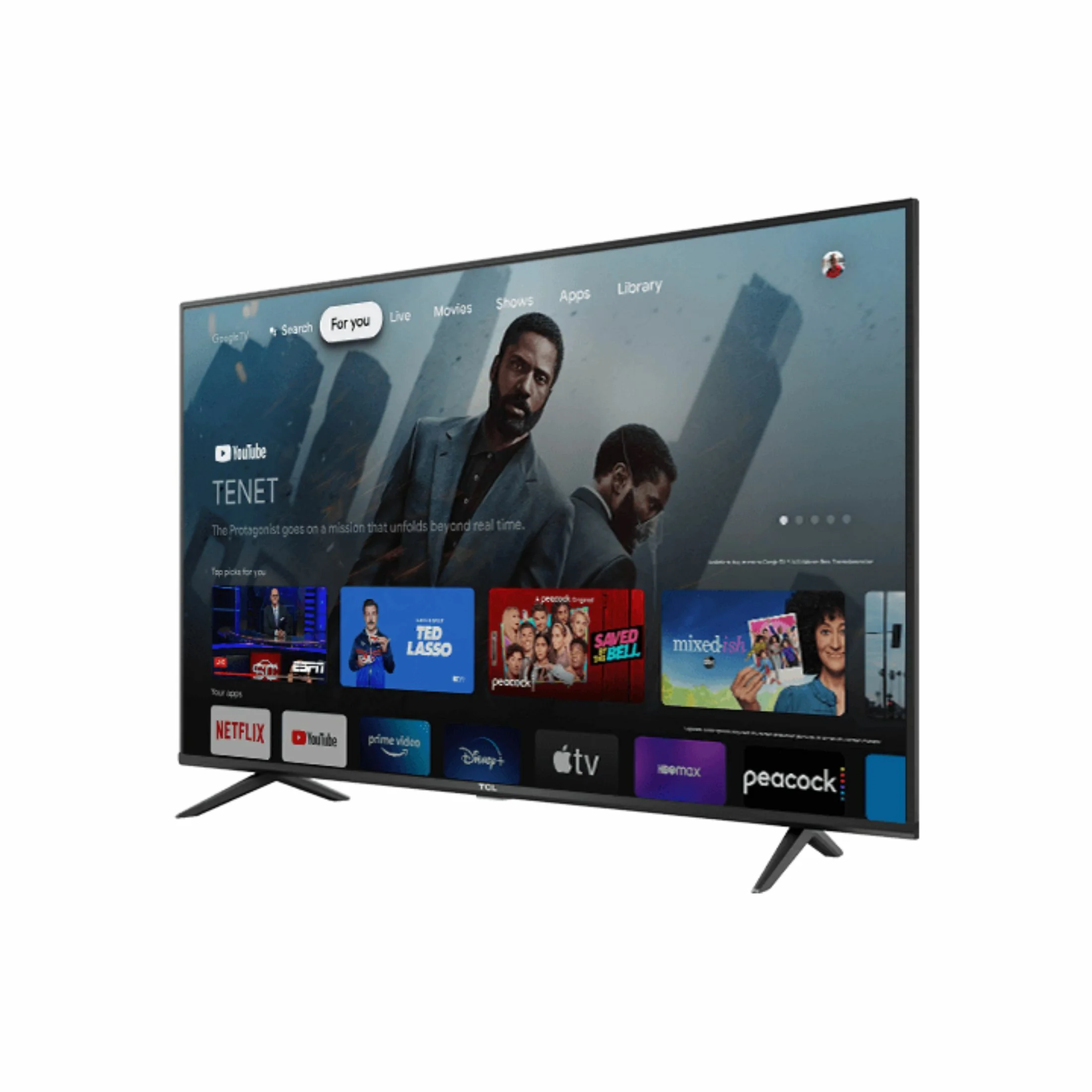 TCL 55in. Class 4-Series 4K UHD HDR LED Smart Google TV - Black
