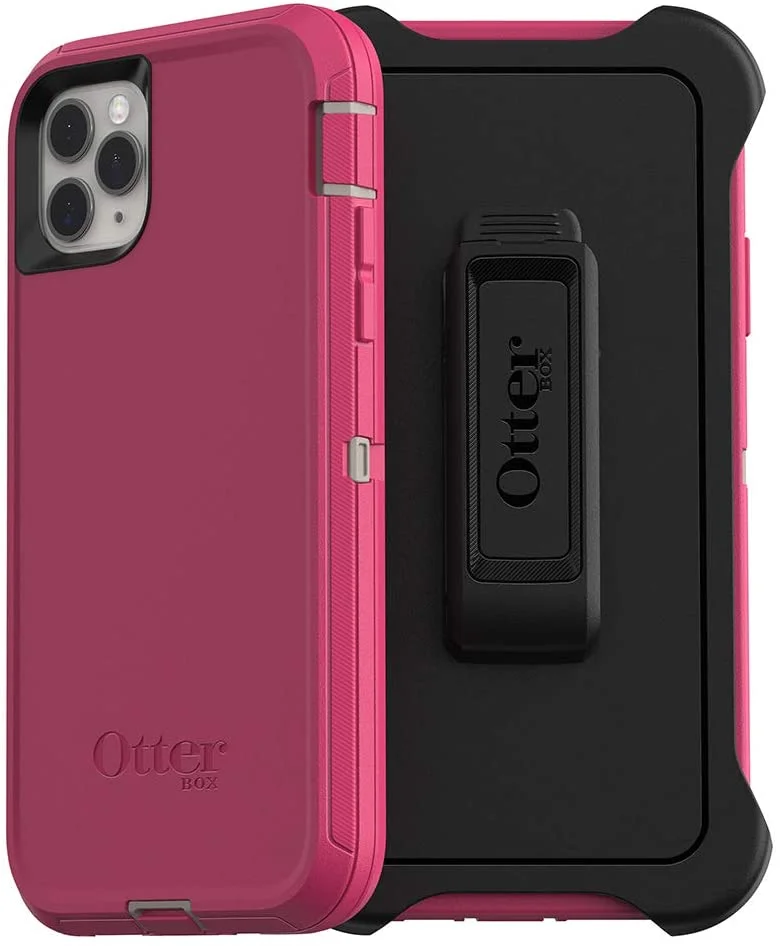 (Used) OtterBox DEFENDER SERIES Case & Holster for iPhone 11 Pro Max - Lovebug Pink