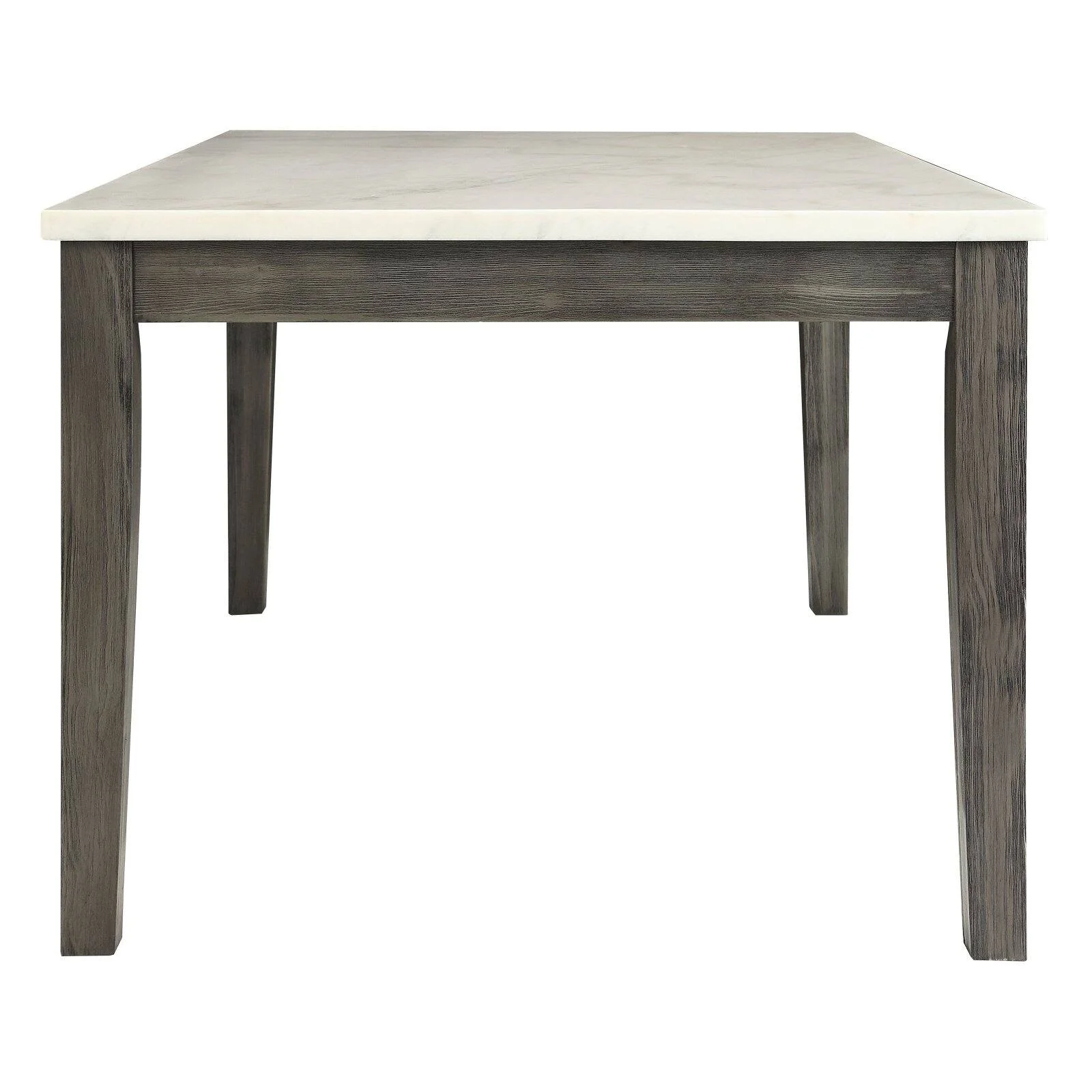 ACME Merel Rectangular Dining Table in Marble and Gray Oak