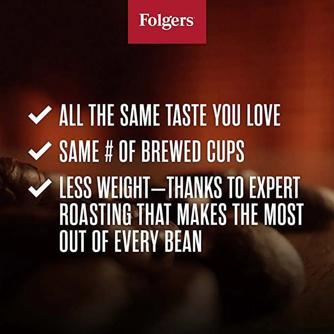 Folger Classic Roast Ground Coffee Medium Roast 2 pack 43.5 oz Includes Cerfa's Coffee Scoop