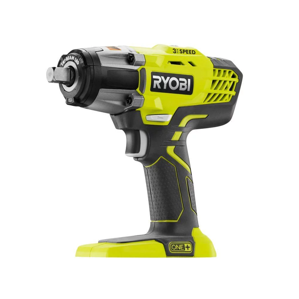 Ryobi 18-Volt ONE+ 1/2 in. Cordless 3-Speed Impact Wrench (Tool-Only) P261