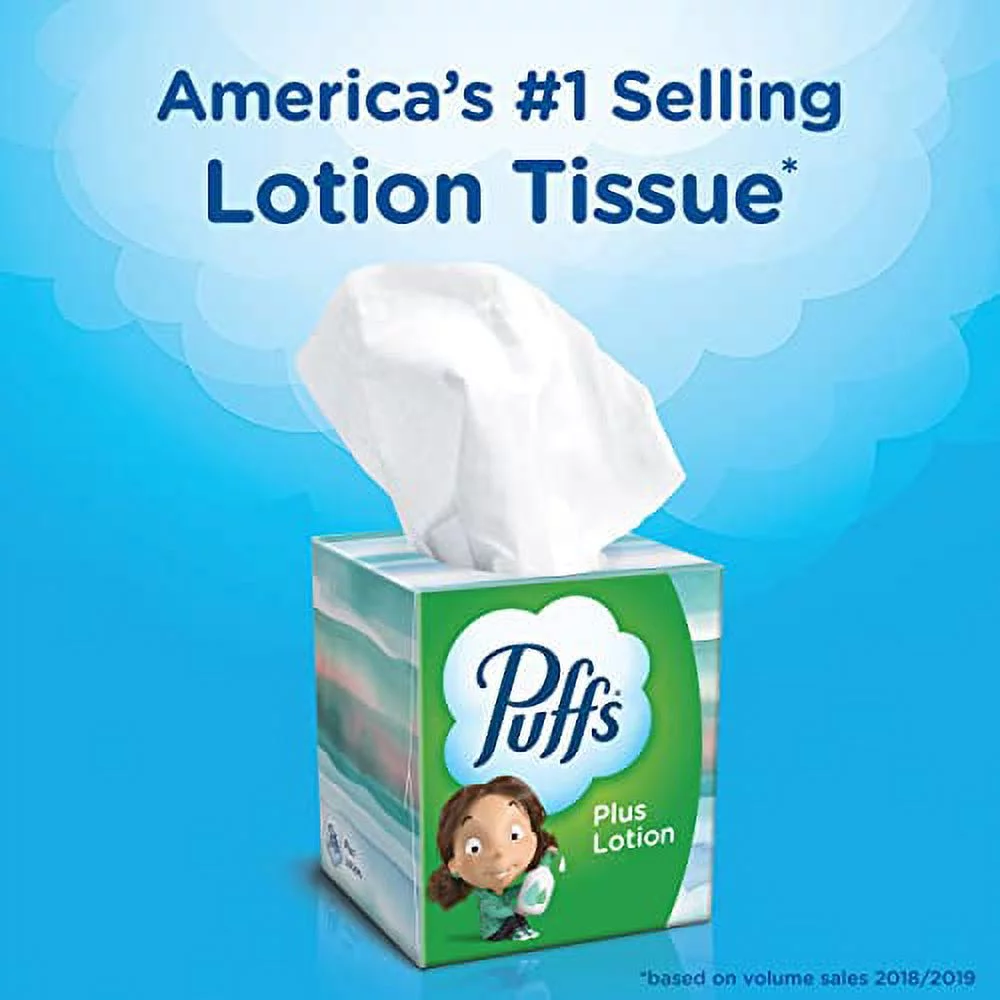 Plus Lotion Facial Tissues (Pack of 8)