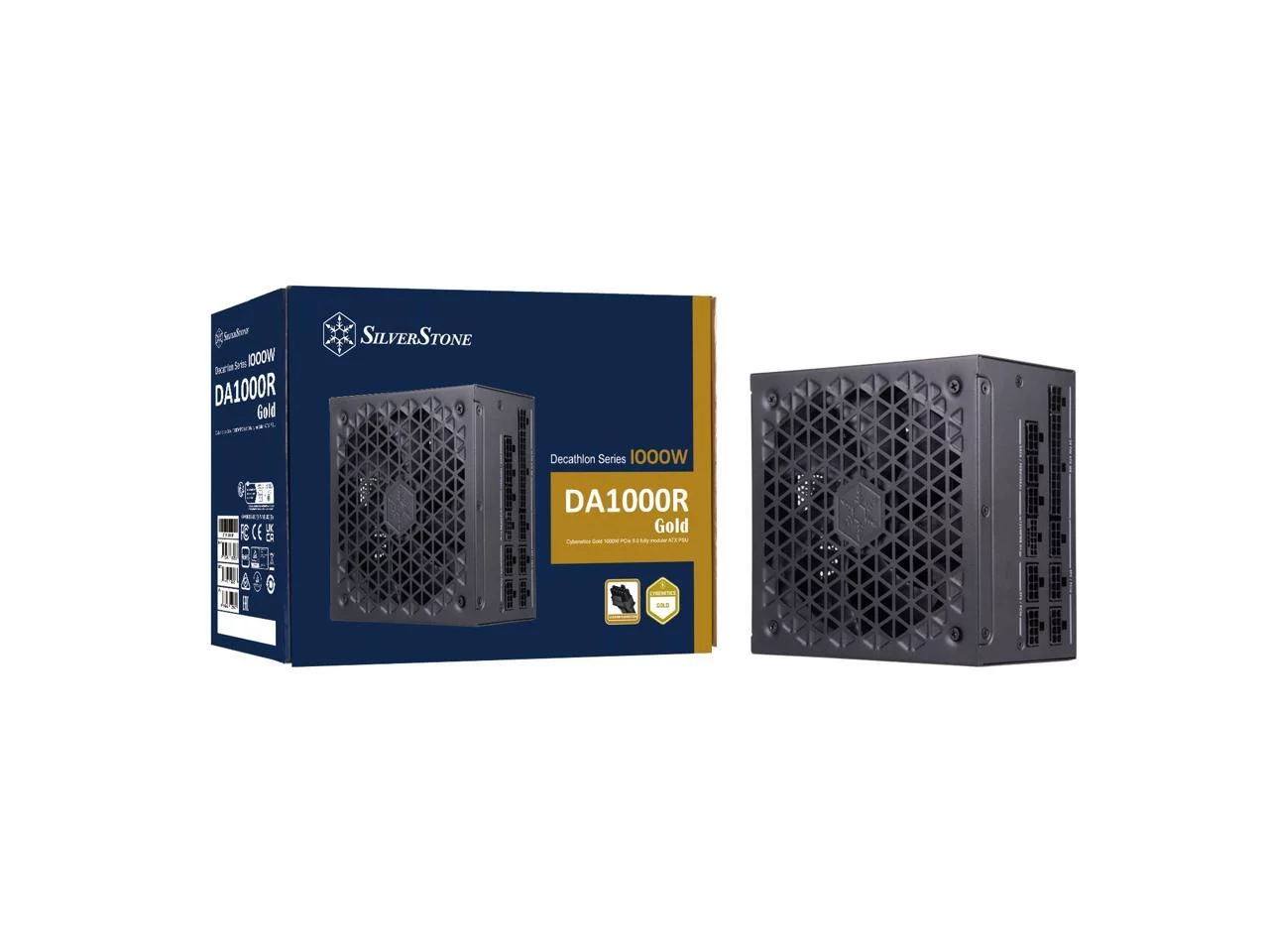 Silverstone Cybenetics Gold 1000W PCIe 5.0 Fully Modular Power Supply DA1000R Gold