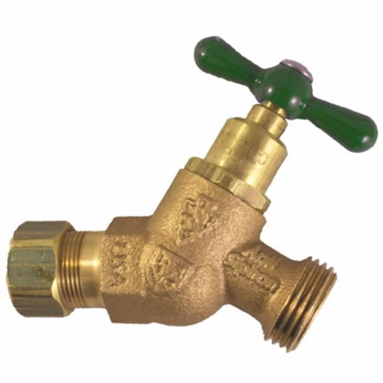 Arrowhead Brass & Plumbing 264CCLF 0.5 in. Copper Compression x 0.75 in. Red Brass- Hose Bibb