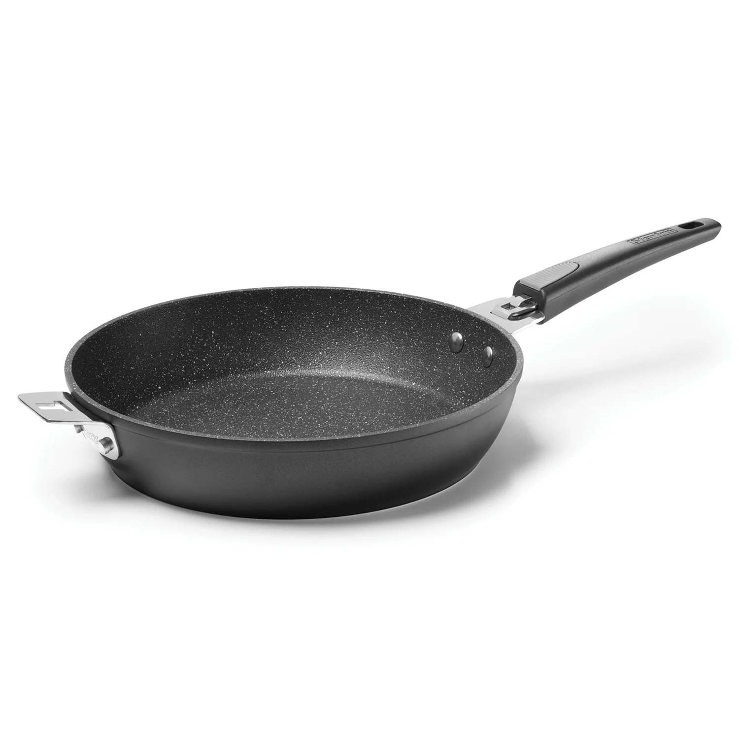 THE ROCK by Starfrit 034715-004-0000 11-Inch Fry Pan/Round Dish with T-Lock Detachable Handle