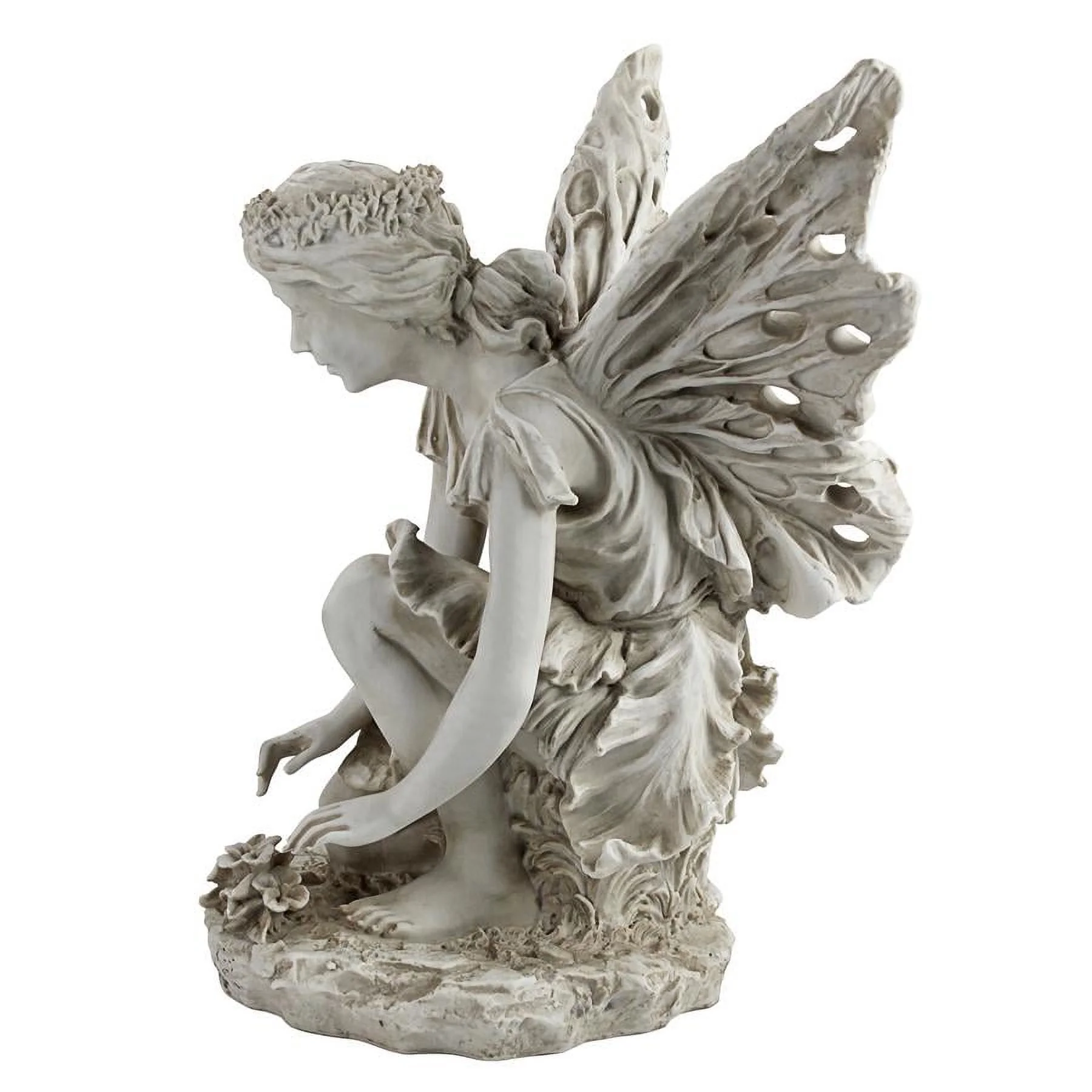 Design Toscano Fiona, the Flower Fairy Sculpture