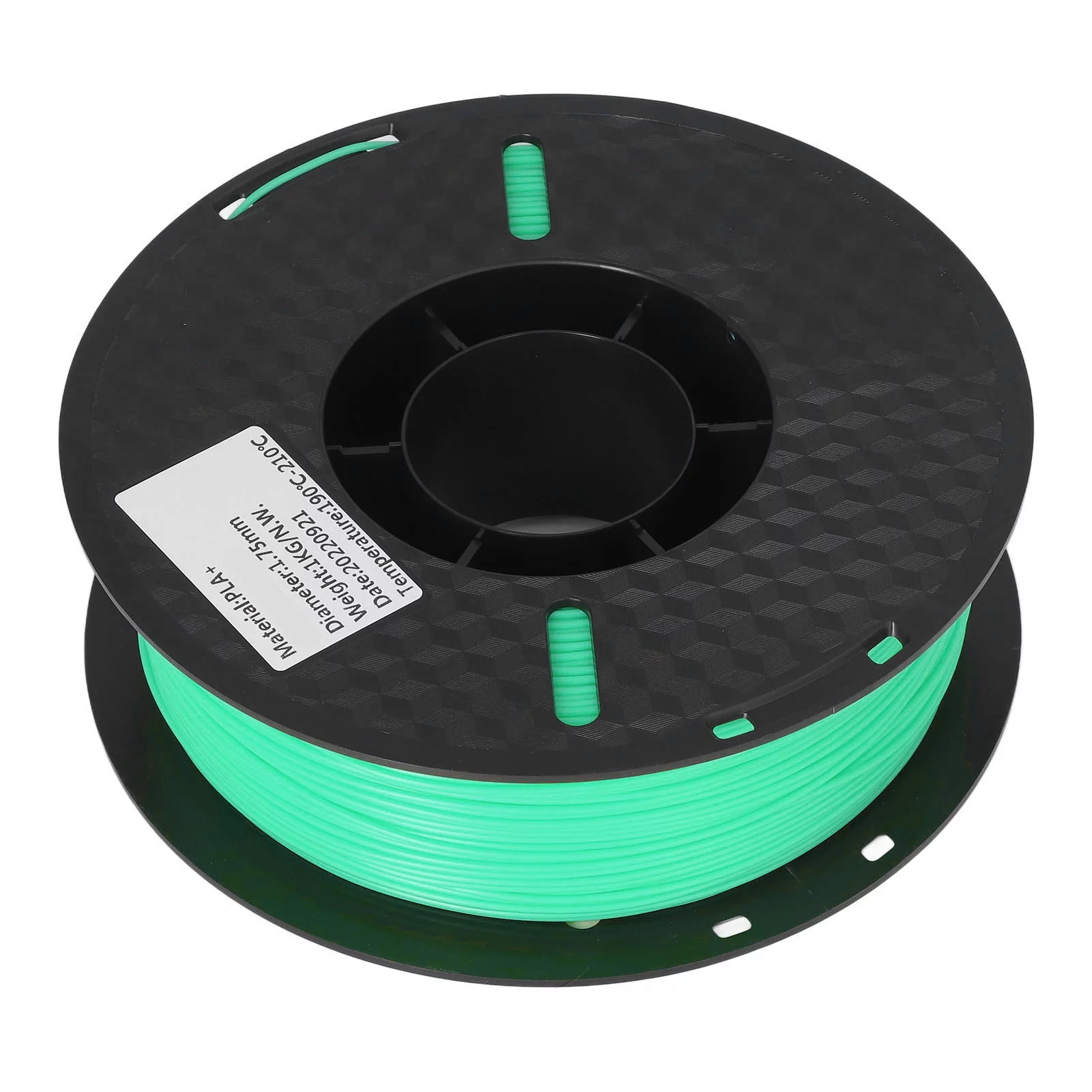 Risegun 1.75mm PLa Filament 3D Printer Filament PLa 1KG Spool 3D Printing Filament 3D Printer Filament Printing Consumables Dimensional Accuracy ±0.02mm(Green)