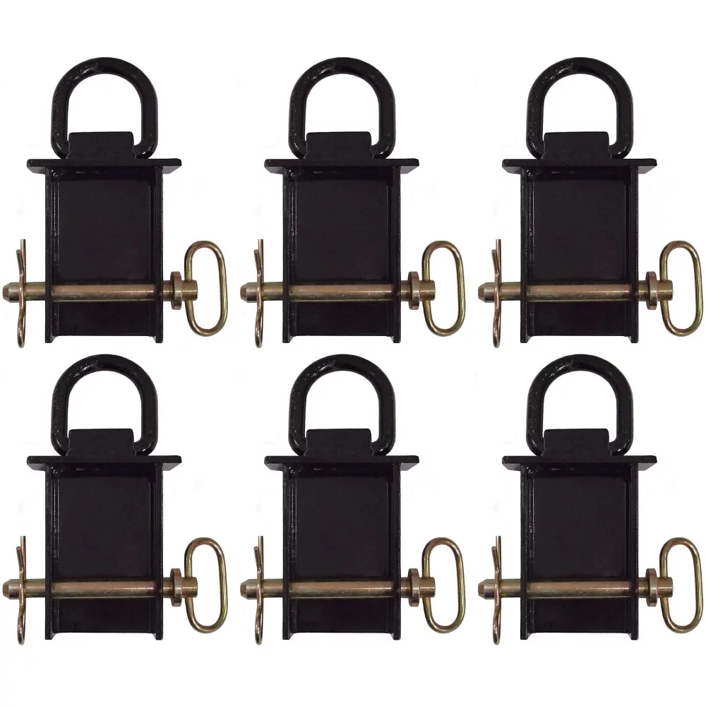 PK-SPTD6 Six Pack Removable Stake Pocket D-Rings Flatbeds Trucks Trailers