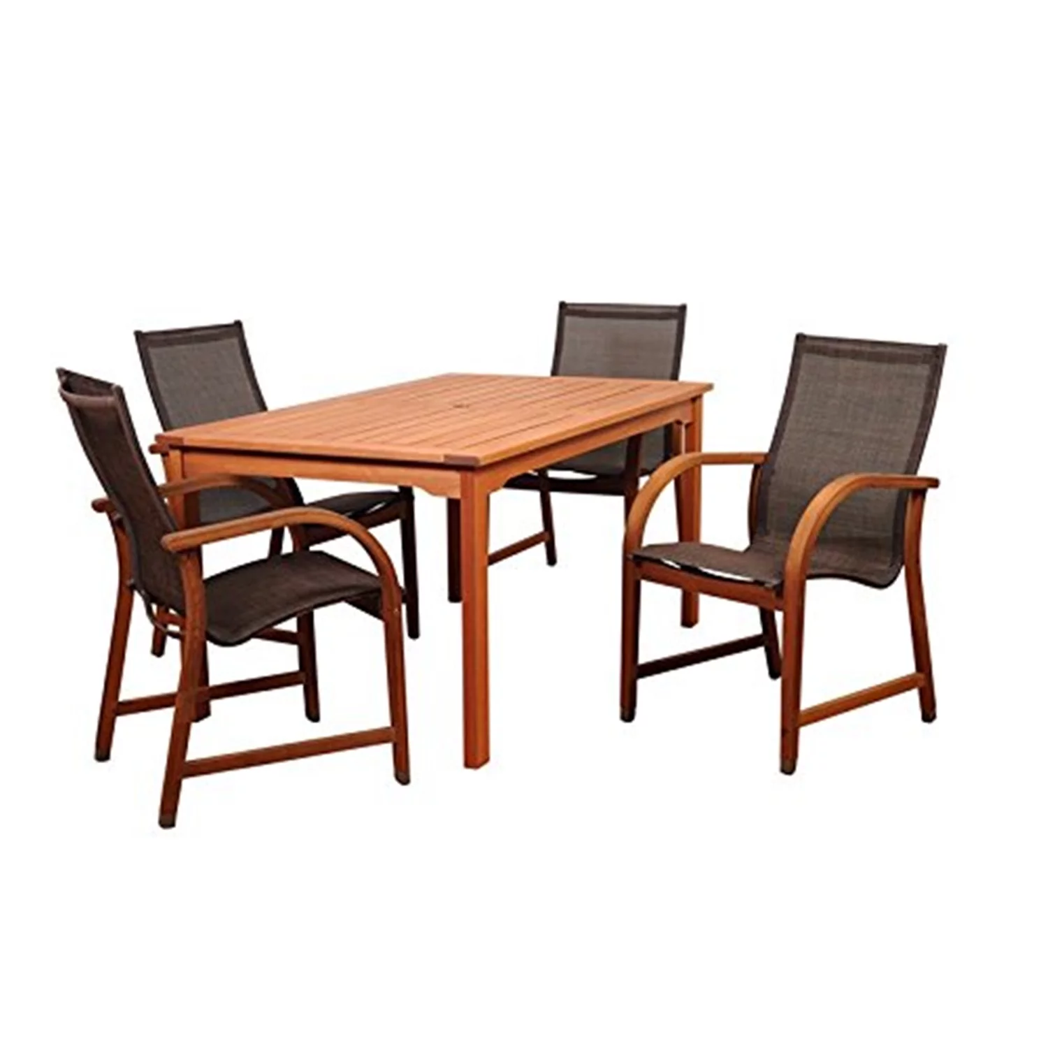 International Home Amazonia 5 Piece Patio Dining Set