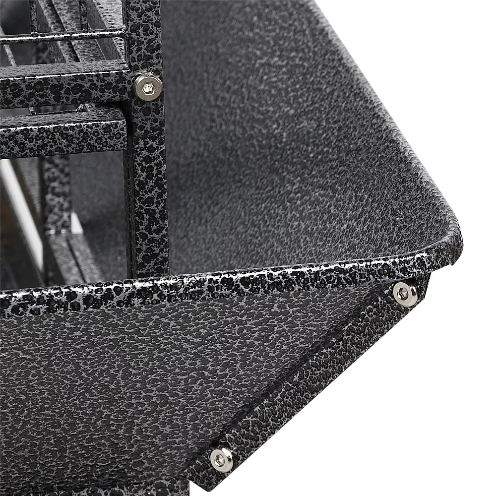 Topeakmart 68.5'' Play Top Parrot Cage Metal Rolling Birdcage, Black