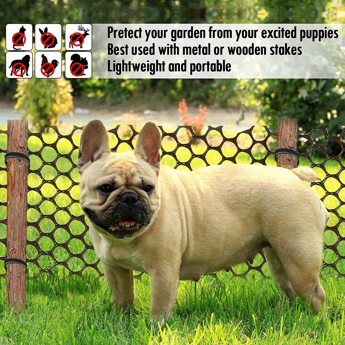 WSYW 10ft Chicken Wire Mesh Plastic Poultry Net Fencing Plant Garden Barrier for Poultry Dogs Rabbit Gardening Green