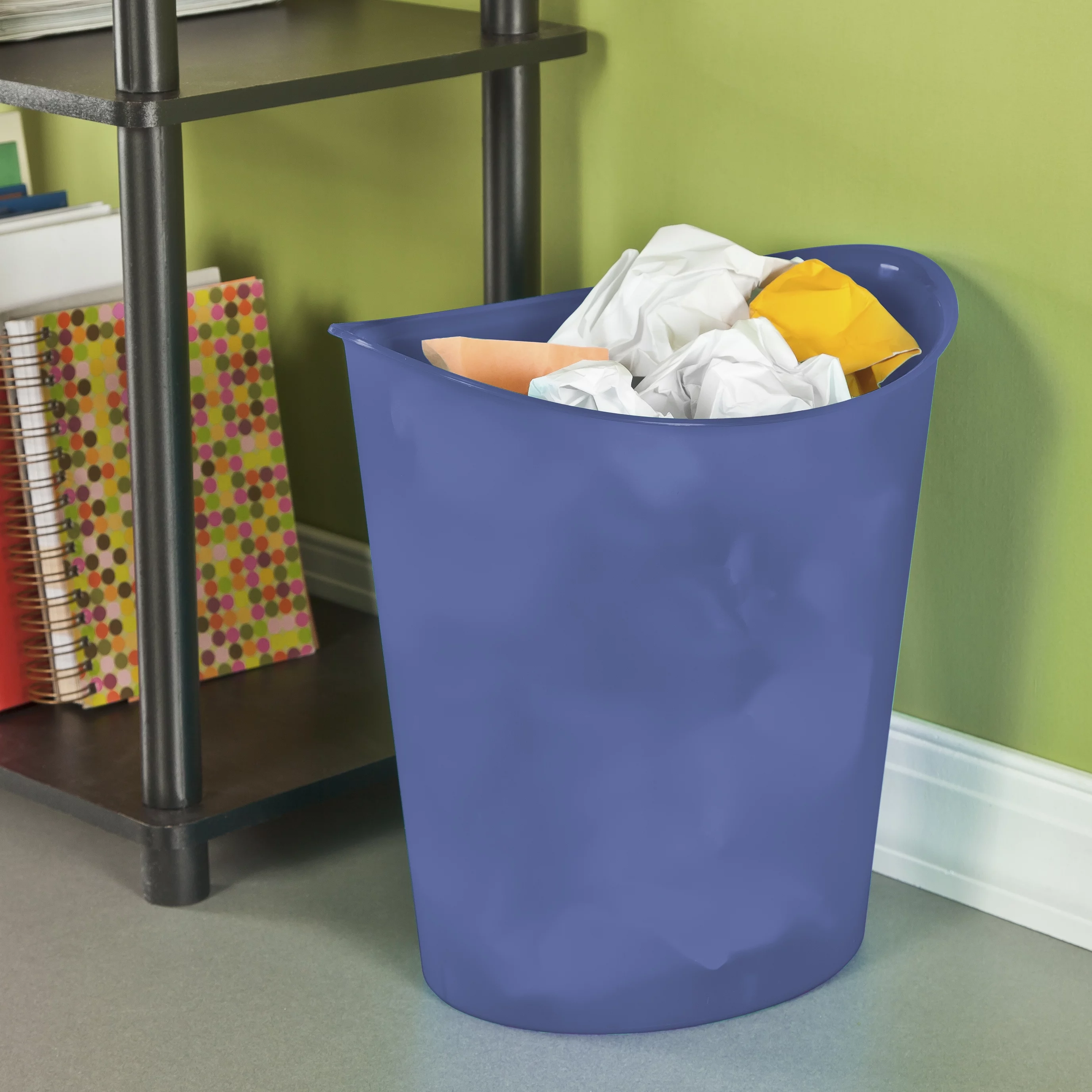 Sterilite 3 Gallon Oval Wastebasket- Multiple Colors