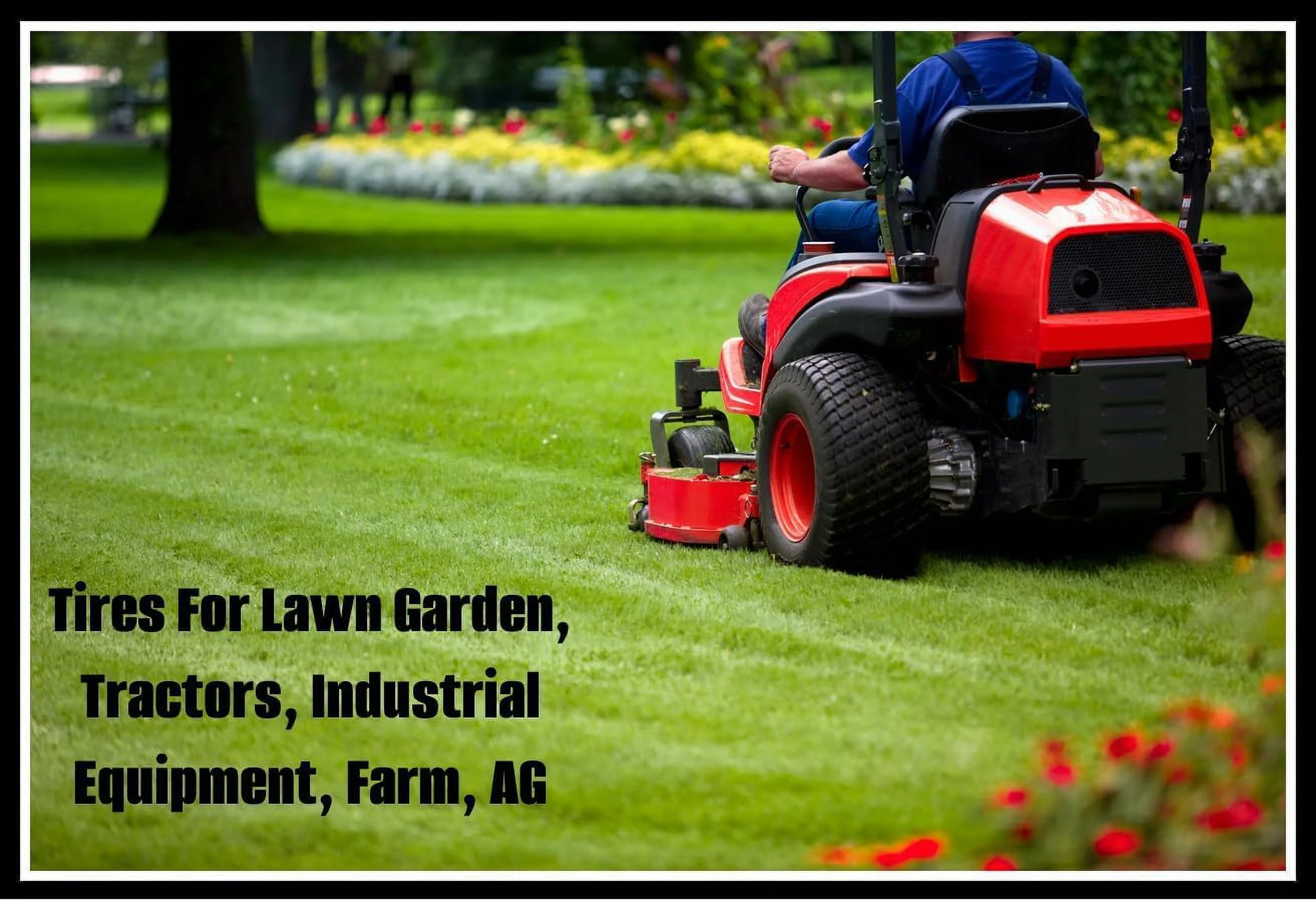 Two 15x6.00-6 Turf Tire 4 Ply Lawn Mower Tractor 15x6-6 Nhs Tubeless 15x6x6