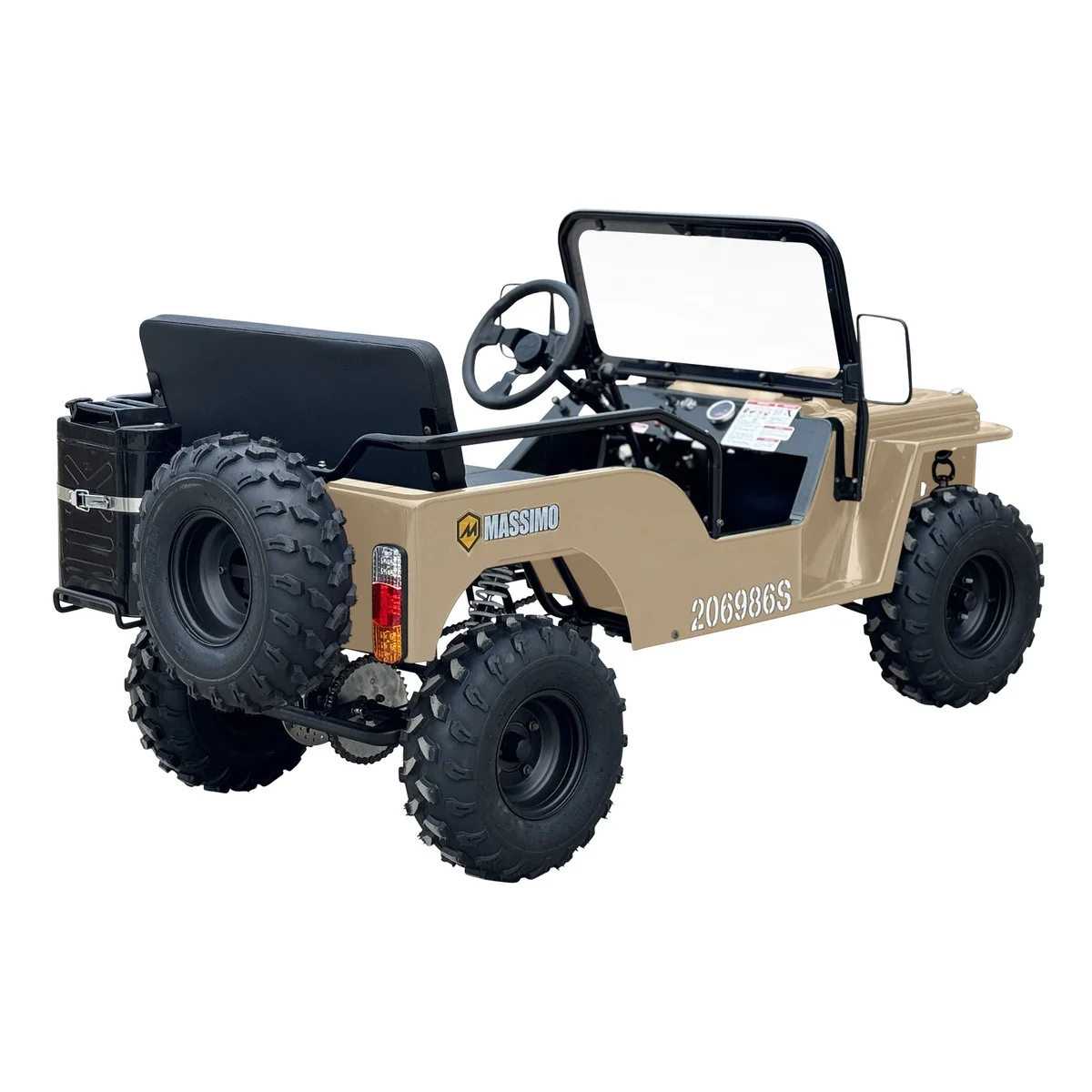 Massimo Mini 125 | 4 Stroke 9HP 2WD (Go Kart) (Quicksand)