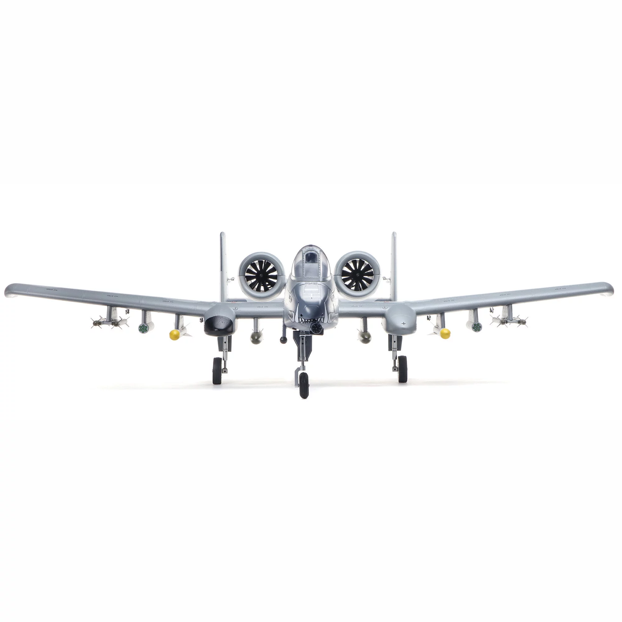 E-flite RC Airplane A-10 Thunderbolt II Twin 64mm EDF BNF Basic Transmitter Battery and Charger Not Included with AS3X and SAFE Select EFL011500 Airplanes B&F Electric
