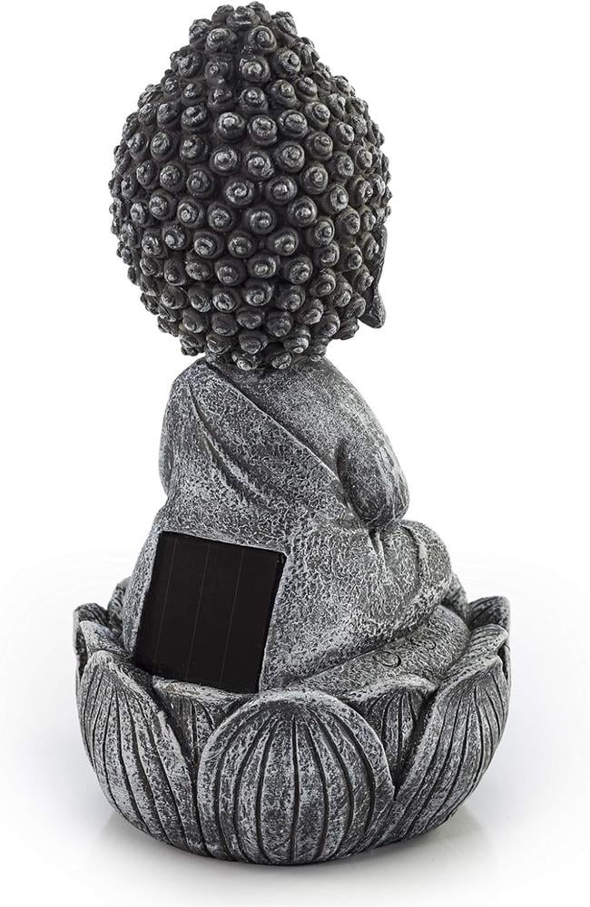 Zen Buddha Statue Solar-Powered LED Outdoor Light