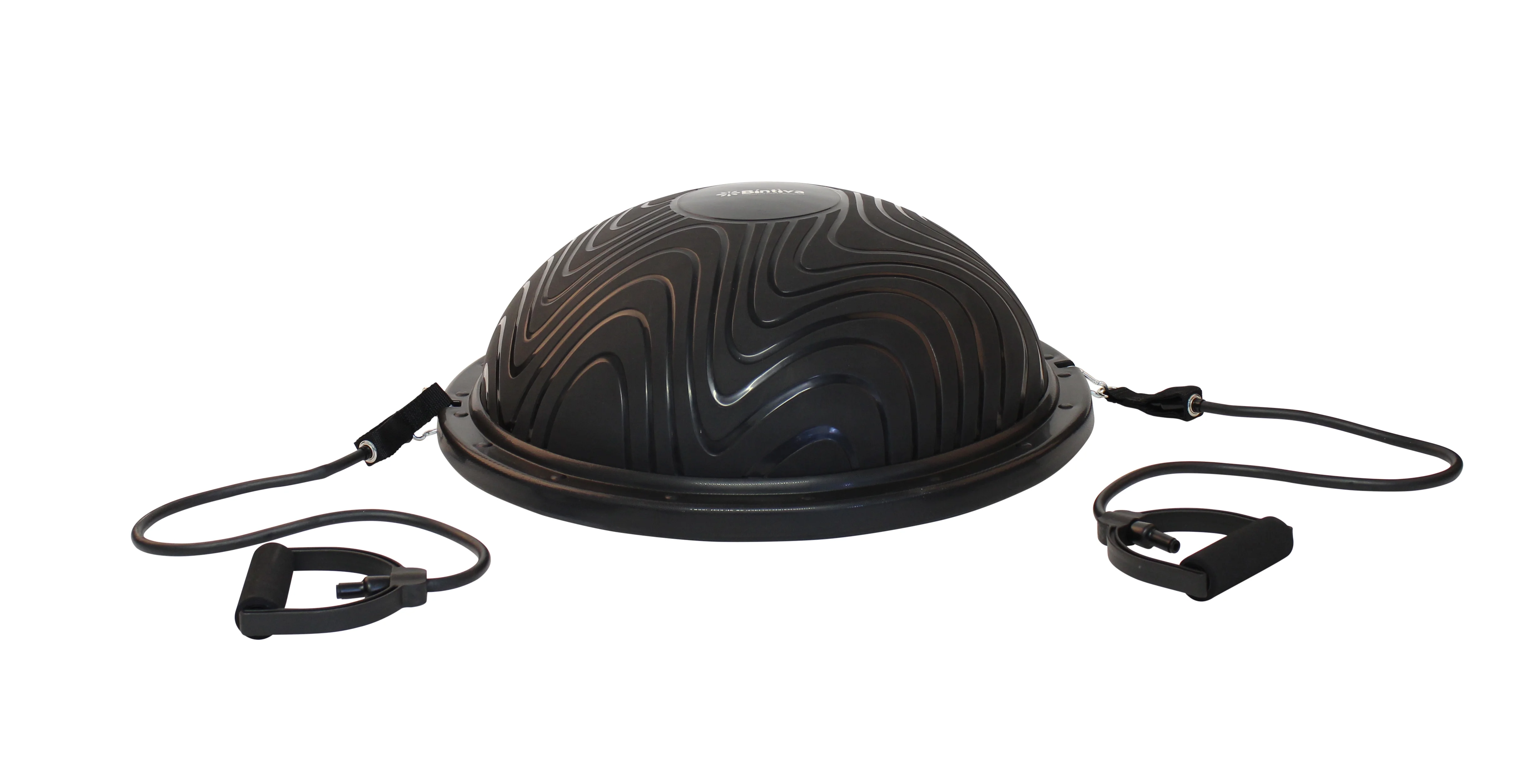 Half Ball Balance Trainer - For Home Rehabilitation, Exercise, and Stability Training - Includes Straps, and Pump