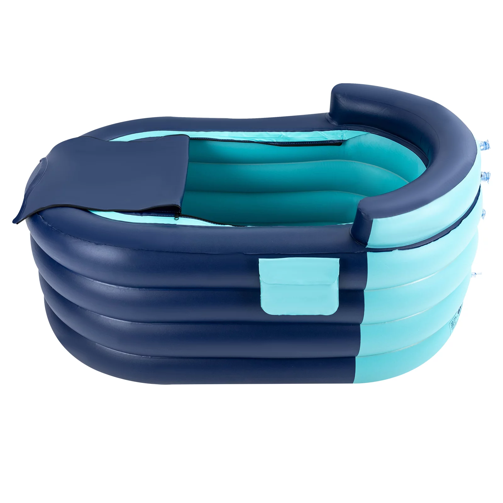 Miumaeov Inflatable Adult Bathtub with Wireless Electric Air Pump for Hot Water Bath & Ice Bath Portable Folding Bathtub for Shower Stall