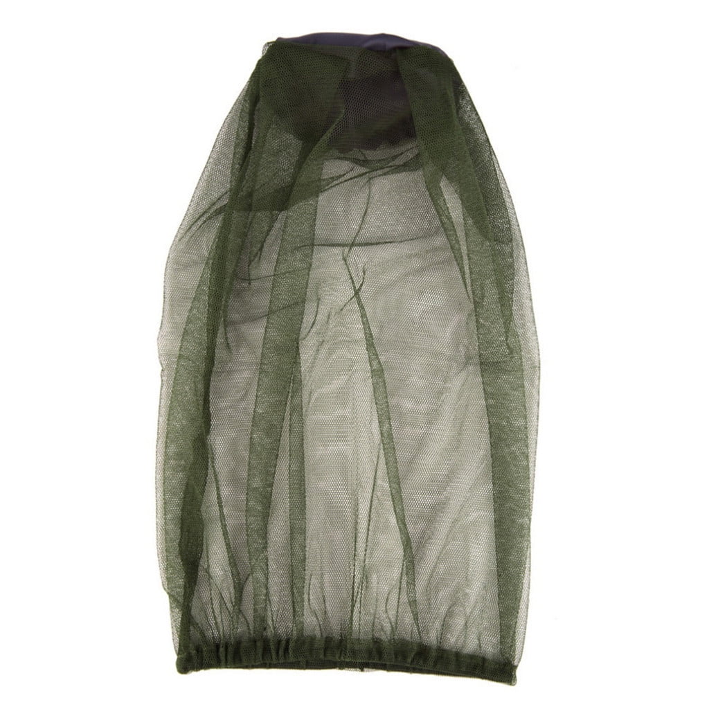 GZEFJRQM Mosquito Head Net Mesh Face Neck Fly Netting Hood From Bugs Neck Flap Fishing Hiking Hat Gnats Noseeums Screen Net For Outdoor Lover