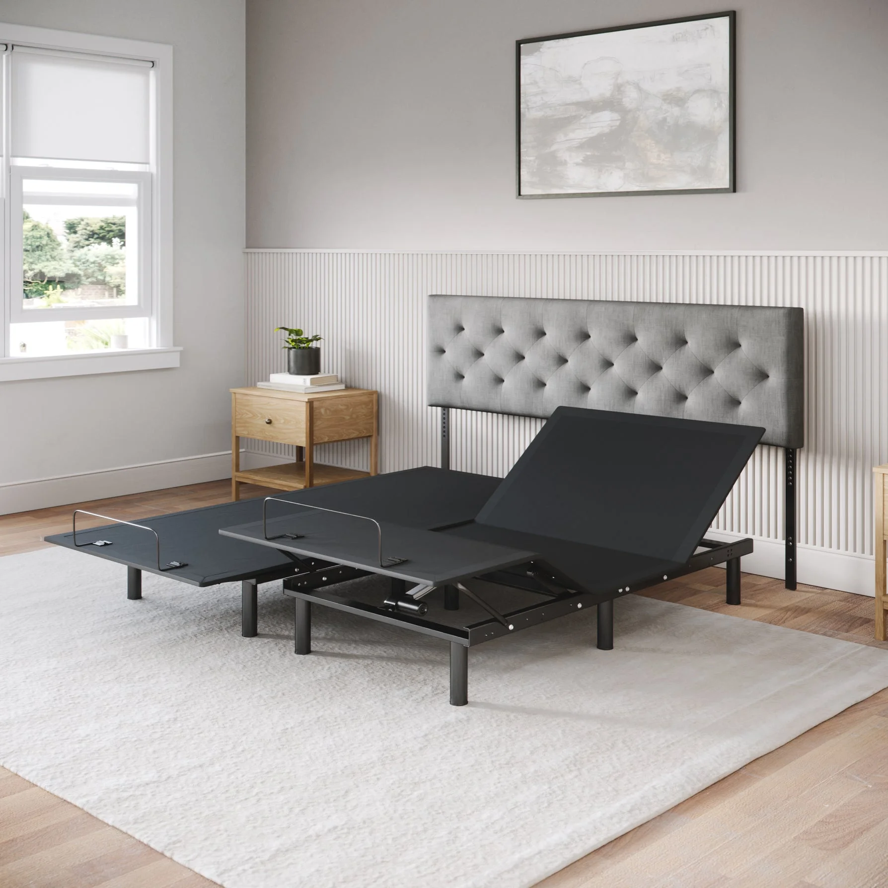 Celestial Aurora Adjustable Bed Base (Frame Only), Easy Assembly, Head and Foot Lift, Zero Gravity, Memory Positions - Split King