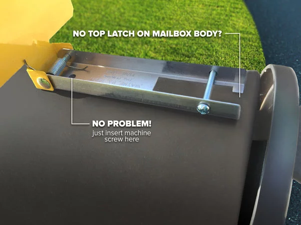 Mail Time Yellow Mailbox Alert Signal Flag for Long Driveways, Country / Rural Roads - All Weather