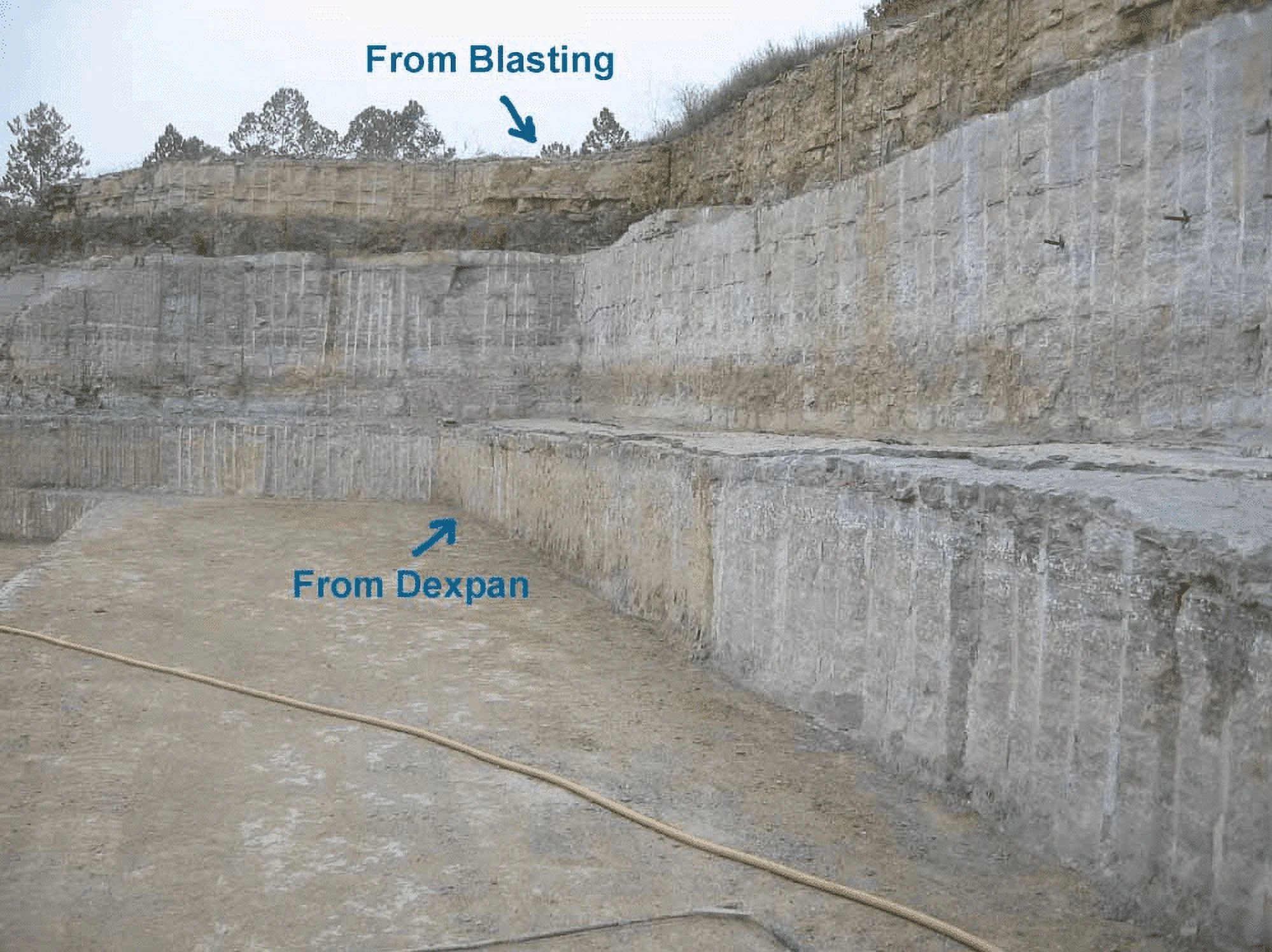 Dexpan Expansive Demolition Grout 44 Lb. Box for Rock Breaking, Concrete Cutting, Excavating. Alternative to Demolition Jack Hammer Breaker, Jackhammer, Concrete Saw, Rock Drill (DEXPAN44BOX2)