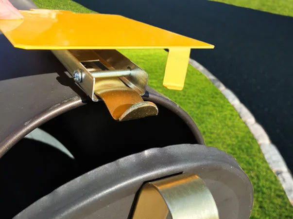 Mail Time Yellow Mailbox Alert Signal Flag for Long Driveways, Country / Rural Roads - All Weather