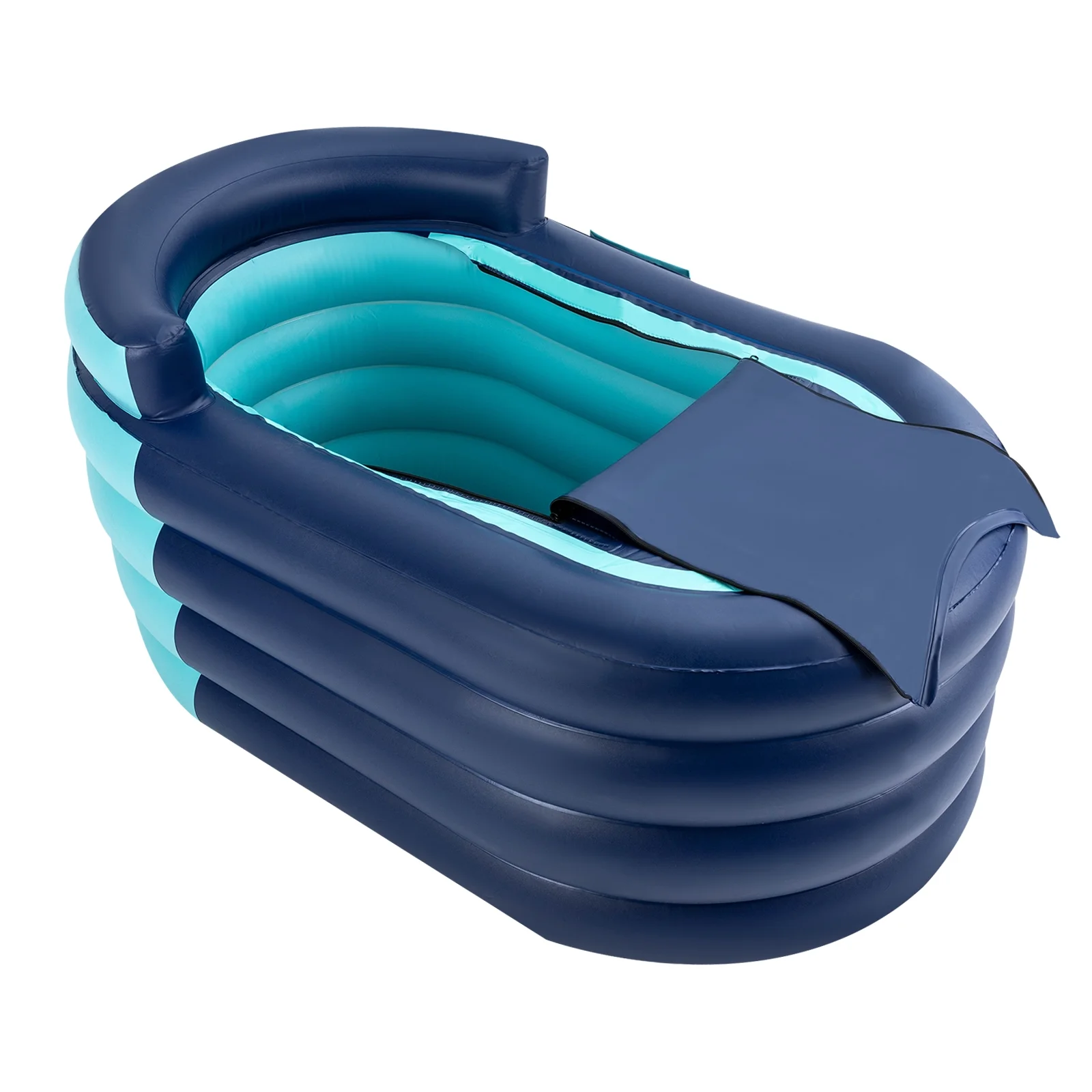 Miumaeov Inflatable Adult Bathtub with Wireless Electric Air Pump for Hot Water Bath & Ice Bath Portable Folding Bathtub for Shower Stall