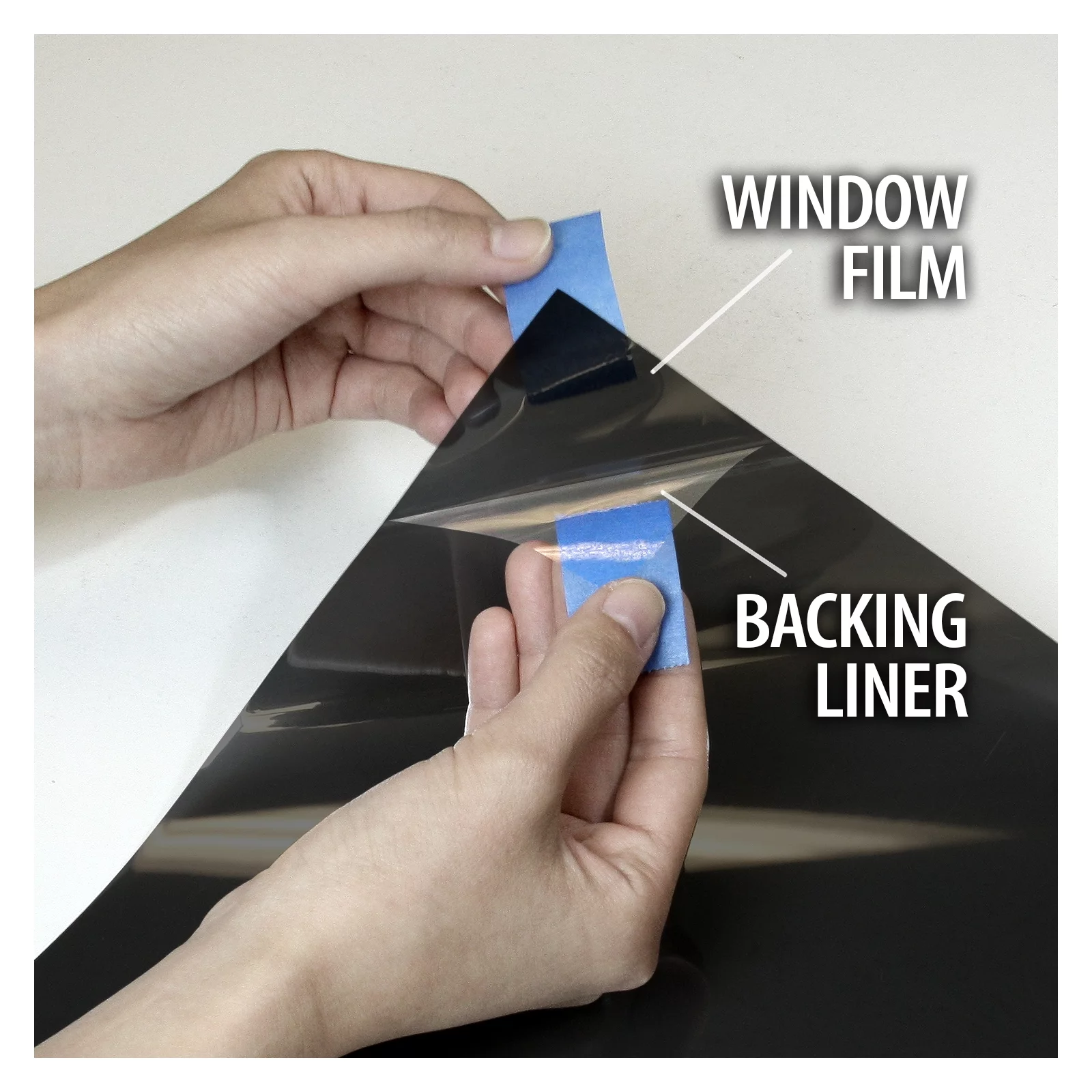 BDF NA05 Daytime Privacy and Sun Control Black (Very Dark) Window Film 60in X 24ft